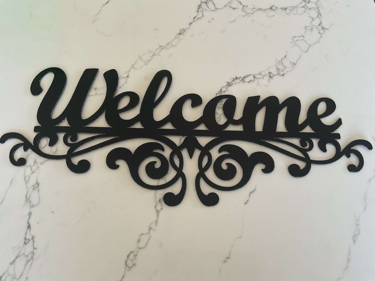 Welcome wall art