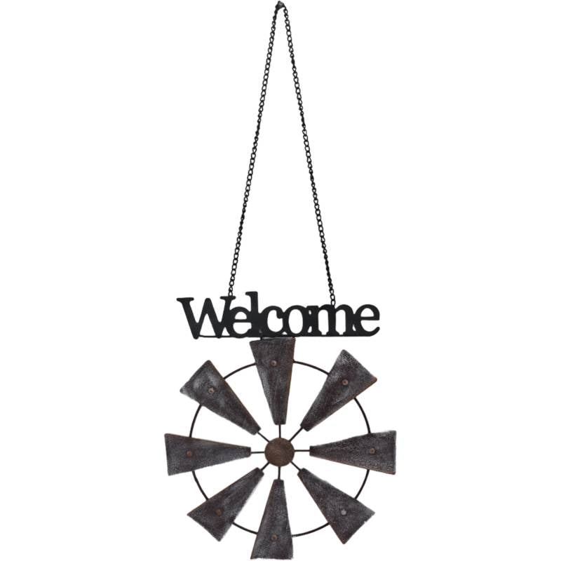 Welcome Windmill Wall Art
